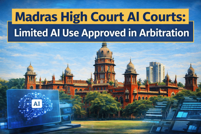 Madras High Court AI Courts: Limited AI Use Approved in Arbitration